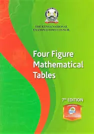 KLB KNEC Four Figure Mathematics Tables 7th Edition